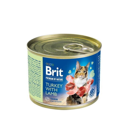 Brit Premium By Nature Cat Turkey With Lamb 200 G