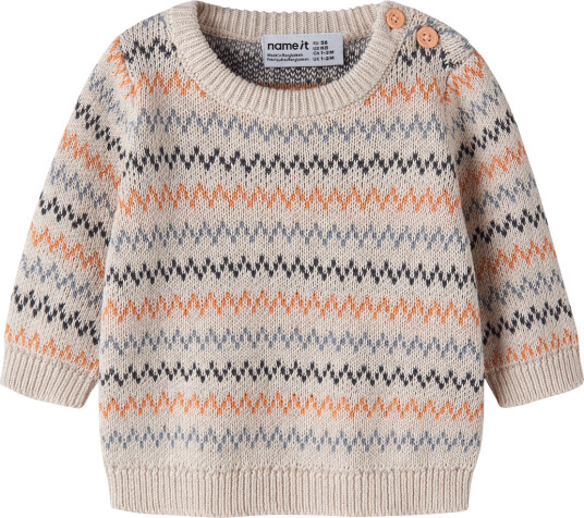 Name It Nbmnino Ls Knit Beige 50 Name It Nbmnino Ls Knit Beige 50