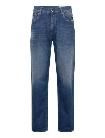 Replay Kyran Trousers Relaxed Red Logo Blue 29 x 32 Replay Kyran Trousers Relaxed Red Logo Blue 29 x 32