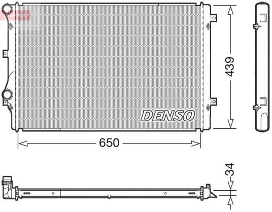 Radiator DENSO DRM32041 Radiator DENSO DRM32041
