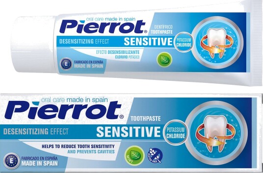 Pierrot Sensitiv tannkrem mot glasur 75 ml Pierrot Sensitiv tannkrem mot glasur 75 ml