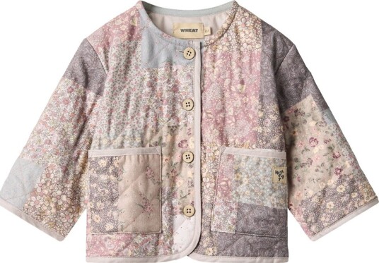 Wheat Quilt Jacket Ima PATCHWORK FLOWERS 92
