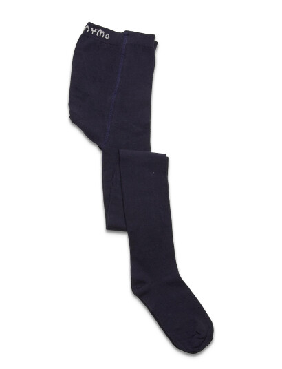 Minymo Stocking Solid Blue 128-134