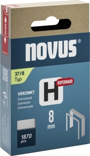 Novus Novus Tools 042 0785 Fine Tråd Stifter Type 37 1870 Stk L X B 8 Mm X 10,6 Mm Novus Novus Tools 042 0785 Fine Tråd Stifter Type 37 1870 Stk L X B 8 Mm X 10,6 Mm