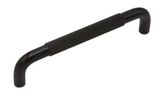 BESLAG DESIGN HELIX STRIPE 128MM HÅNDTAK MATT SVART 309270-11