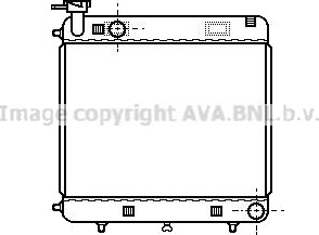 PRASCO MSA2085 Radiator motorkjøling PRASCO MSA2085 Radiator motorkjøling