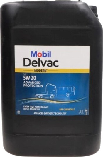 Motorolje MOBIL 5W20 DELVAC MODERN ADVANCED PROTECTION 20L Motorolje MOBIL 5W20 DELVAC MODERN ADVANCED PROTECTION 20L