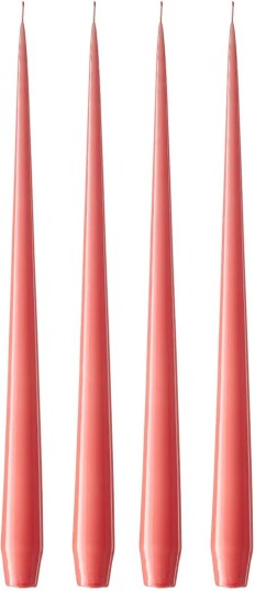 ester & erik lys 4 stk. lakket Coral reef 26 32 cm ester & erik lys 4 stk. lakket Coral reef 26 32 cm