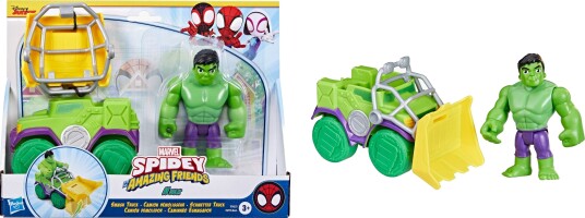 Marvel Hulk Gravemaskin 3 År Grønn Gul Marvel Hulk Gravemaskin 3 År Grønn Gul