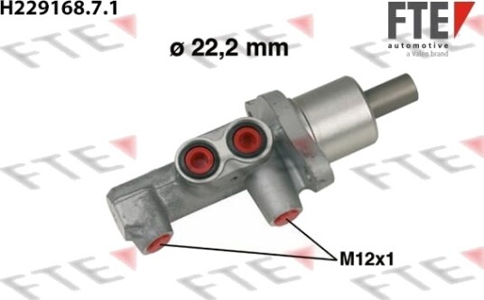 Hovedbremsesylinder FTE 9220208