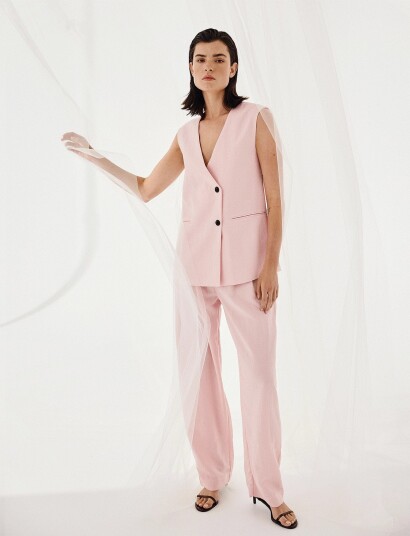 MSCH Copenhagen Mschfranciska Hw Pants   Pink   XS