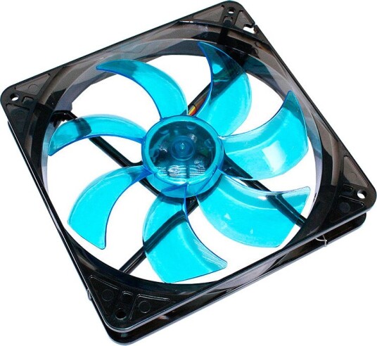 Cooltek PC-vifte 140x140x25mm 900 RPM 14dB Blå