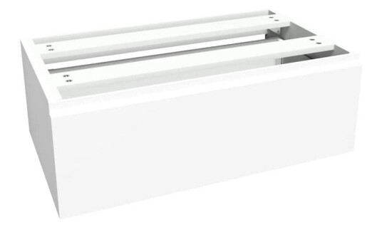 Vikingbad Sideskap Fingergrep MIE Demi - Mål: B(60-90)Xh46xd29 cm Hvit Matt / 80cm