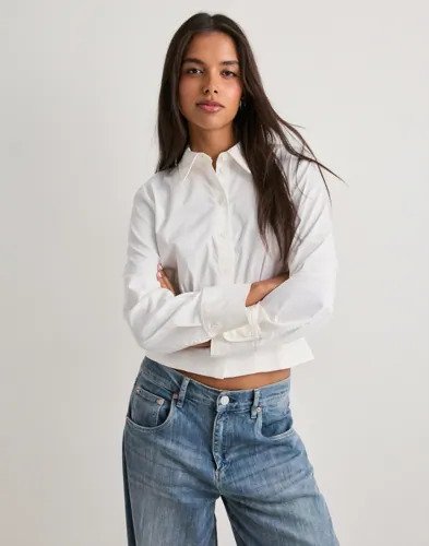 Nelly   Hvit   Pleated Shirt