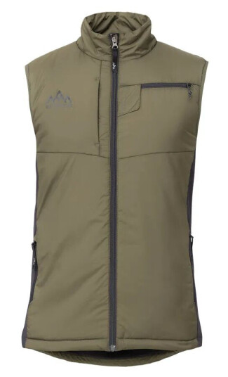 Heat Experience Heated Hunt Vest Mens Olive Green S Heat Experience Heated Hunt Vest Mens Olive Green S