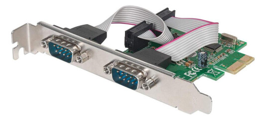 MANHATTAN Serial PCI Express Card 2xRS-232