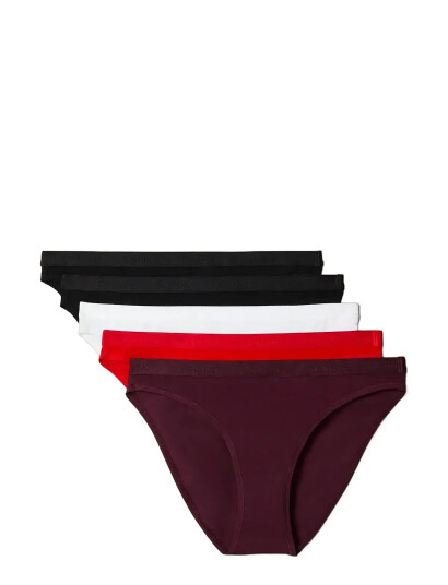 Calvin Klein Bikini 5Pk - Black - S Calvin Klein Bikini 5Pk - Black - S