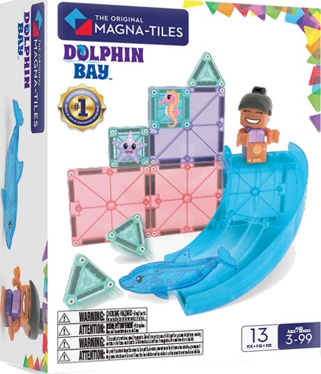 Magna-Tiles Dolphin Bay Byggesett 13 Deler