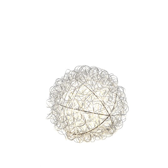 Sølv Metallball 25 cm