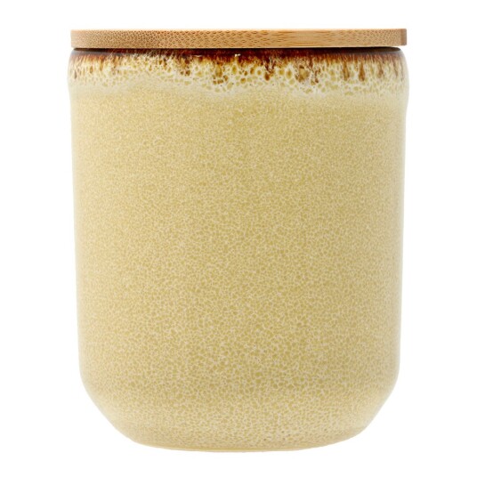 Villa Collection Iris duftlys 8x9,5 cm rapsvoks gul