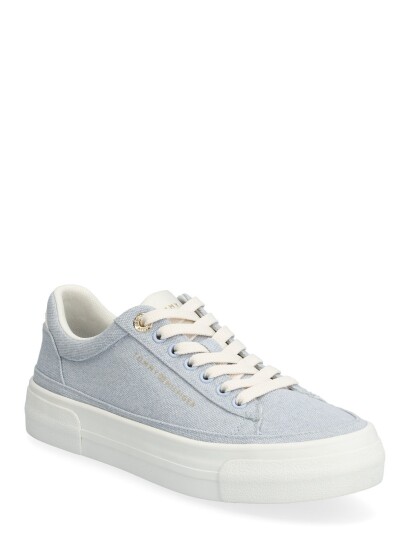 Tommy Hilfiger Th Foxing Platform Washed Canvas Blue 39 Tommy Hilfiger Th Foxing Platform Washed Canvas Blue 39