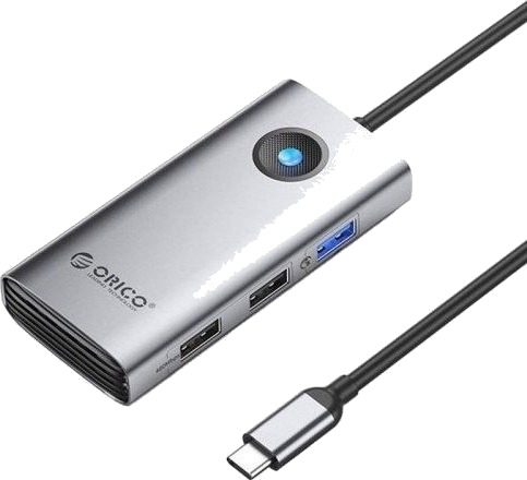 Orico Usb C Hdmi 2Xusb 5 I 1 Dokkingstasjon Hub Grå