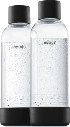 MySoda   Woody flaske 1L 2 stk svart