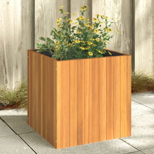 Plantekasse 45x45x45 cm helte akasie