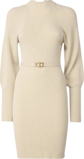 Twinset Dame Kjoler Beige L,
