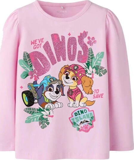 Name It Nmfjette Paw Ls Top Box Noos Cplgm Pink 122 128
