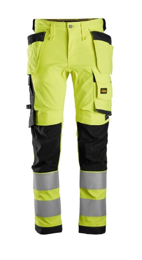 Snickers Workwear Bukse 6243 Gul/sor 054
