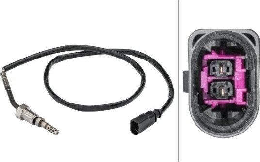 HELLA 6PT 358 181-431 Sensor, eksostemperatur
