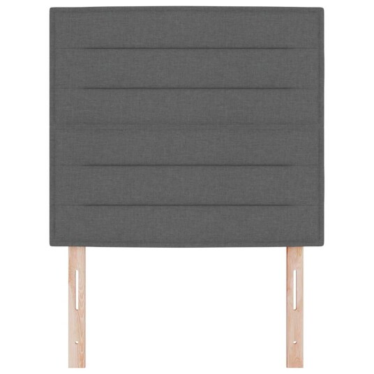 LED Hodegjerde Linjer Design Mørk Grå 80 cm Stoff LED Hodegjerde Linjer Design Mørk Grå 80 cm Stoff