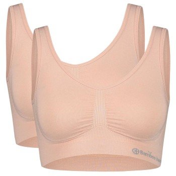 Bamboo basics BH 2P Nova Seamless Bra Rosa Large Dame Bamboo basics BH 2P Nova Seamless Bra Rosa Large Dame