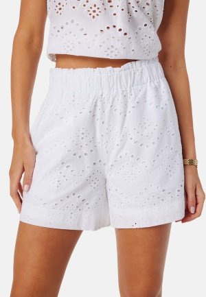 Pieces Pcvilde Mw Shorts Bright White XS