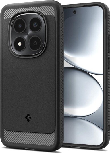 Spigen Rugged Armor TPU-deksel til Xiaomi Redmi Note 15 Pro 5G - Svart Spigen Rugged Armor TPU-deksel til Xiaomi Redmi Note 15 Pro 5G - Svart