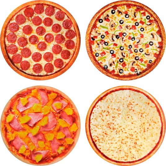 Waboba Flyvende Pizzasett 4 Stk
