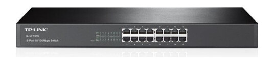 Tp-Link Tl-Sf1016 - V12.0 - Switch - 16 X 10/100 - Rackmonterbar Tp-Link Tl-Sf1016 - V12.0 - Switch - 16 X 10/100 - Rackmonterbar