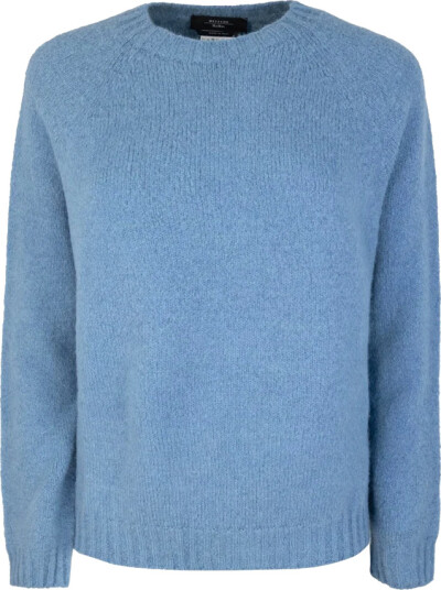 Max Mara Dame Strikkevarer Blå M, Max Mara Dame Strikkevarer Blå M,