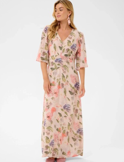 Cream Crhailey Long Dress Multi/patterned 44 Cream Crhailey Long Dress Multi/patterned 44