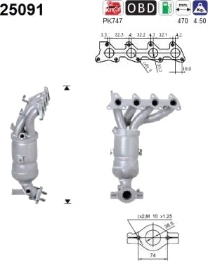 Katalysator AS 25091