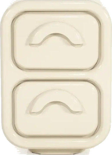 By Boo Gubby liten kommode beige 40,5x31,5x58 cm By Boo Gubby liten kommode beige 40,5x31,5x58 cm