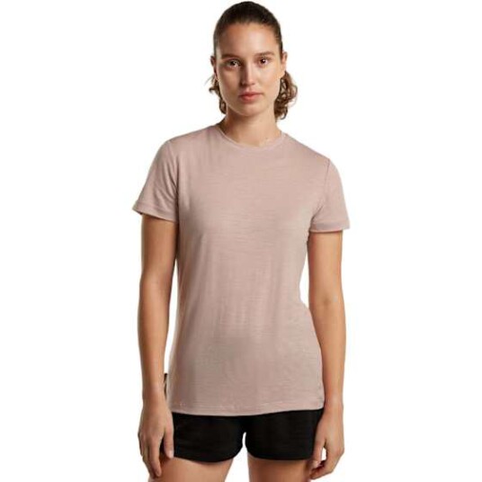 Icebreaker Women Merino 150 Tech Lite Iii Ss Tee Pink Quartz L