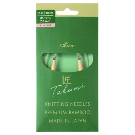 Clover Takumi Pro Rundpinne Bambus med kulelager 40cm 7,0mm