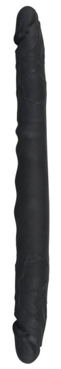 You2Toys Bad Kitty Silikon Dobbeltdildo 40 cm    - Svart
