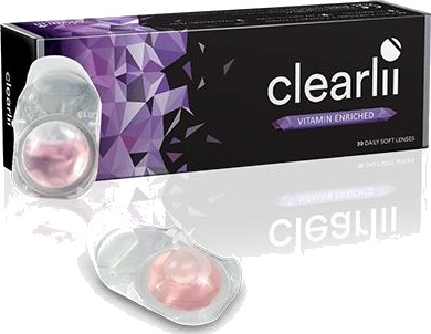 Clearlii Vitamin Enriched endagslinse -6.00 styrke 30 stk