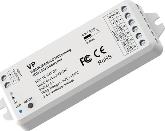 Ledlife LEDlife rWave RGB+WW LED strip controller 12V 72W 24V 144W Ledlife LEDlife rWave RGB+WW LED strip controller 12V 72W 24V 144W
