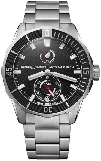 Ulysse Nardin Herreklokke 1183 170 7M 92 Diver Sort/Titan Ø44 mm
