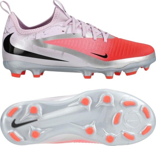 Nike Phantom 6 Academy Low Cut MG Alexia Putellas Personal Edition   Rød/Svart Barn   Multi Ground (MG) størrelse 37½