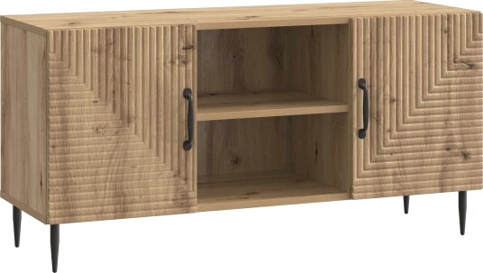 TV skap Artisan eik 102 x 34,5 x 50 cm Konstruert tre TV skap Artisan eik 102 x 34,5 x 50 cm Konstruert tre